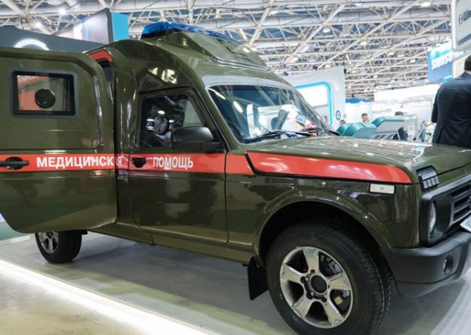 В России разработали бронированную Lada Niva для эвакуации раненых